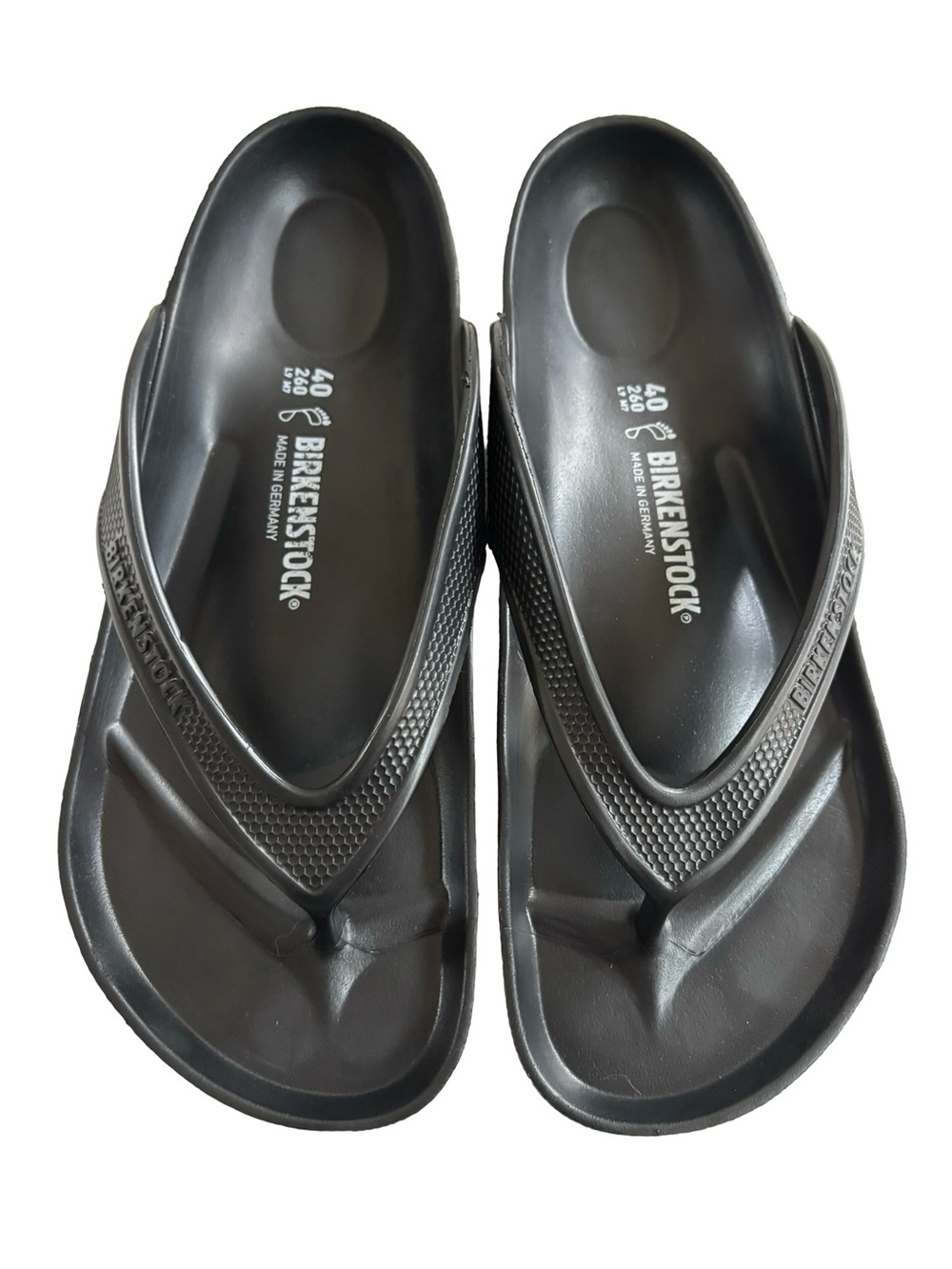 Birkenstock Honolulu Flip Flop Black Sz 40